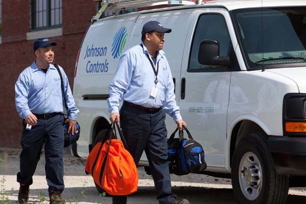 Johnson Controls Van.