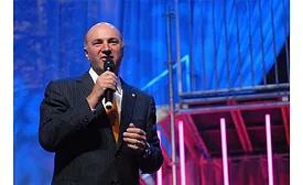 Opening keynoter Kevin O’Leary of “Shark Tank”.
