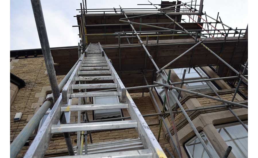 Ladders are the biggest cause of workplace accidents for HVAC technicians.
