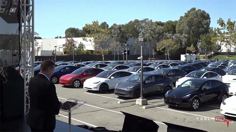 Tesla Annual Shareholders Meeting.