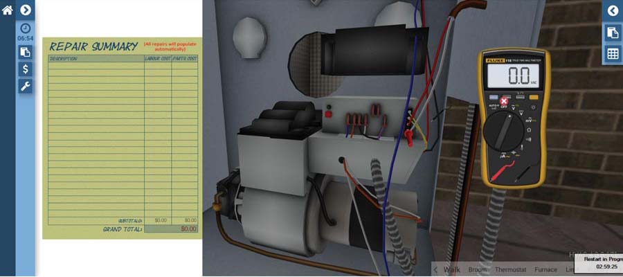 hvac simulation training