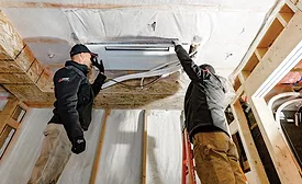 Mitsubishi Residential Ductless System.