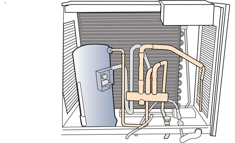 Equipment cooling capacity diagram.