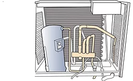 Equipment cooling capacity diagram.