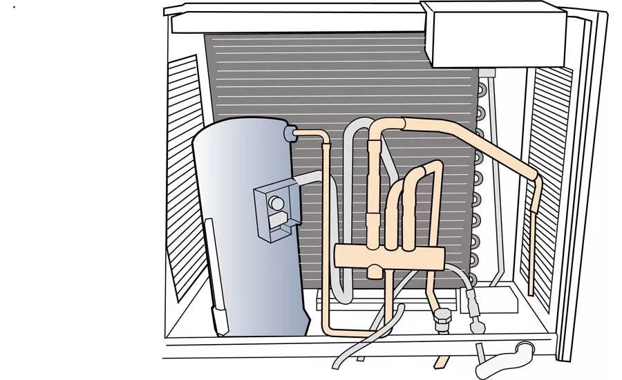 Equipment cooling capacity diagram.