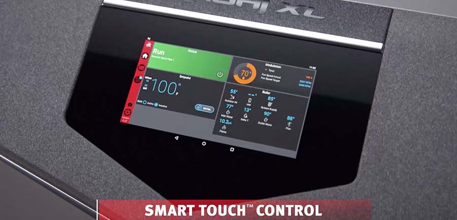 Lochinvar Smart Touch Control.