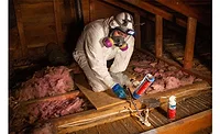 A weatherization project.