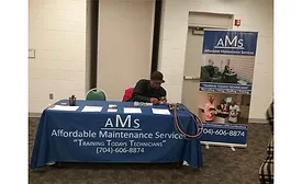Affordable Maintenance Services Maliek Carrington, owner of Affordable Maintenance Services, awaits students.