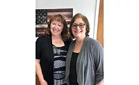 Hidden Heroes Suzi Zwick (dispatcher), left, and Liz Peterson (accounting), right, from Air Comfort Heating and Cooling.