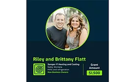 Riley and Brittany Flatt.