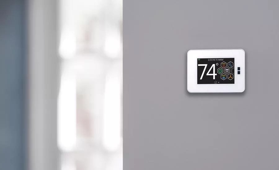 Johnson Controls Smart Thermostat.