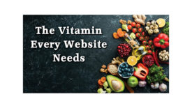 Backlinks as vitamins for websites.