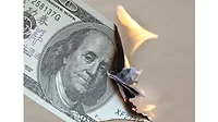 Burning Money Burning money.