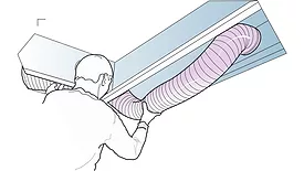 Flexible Duct Installation.