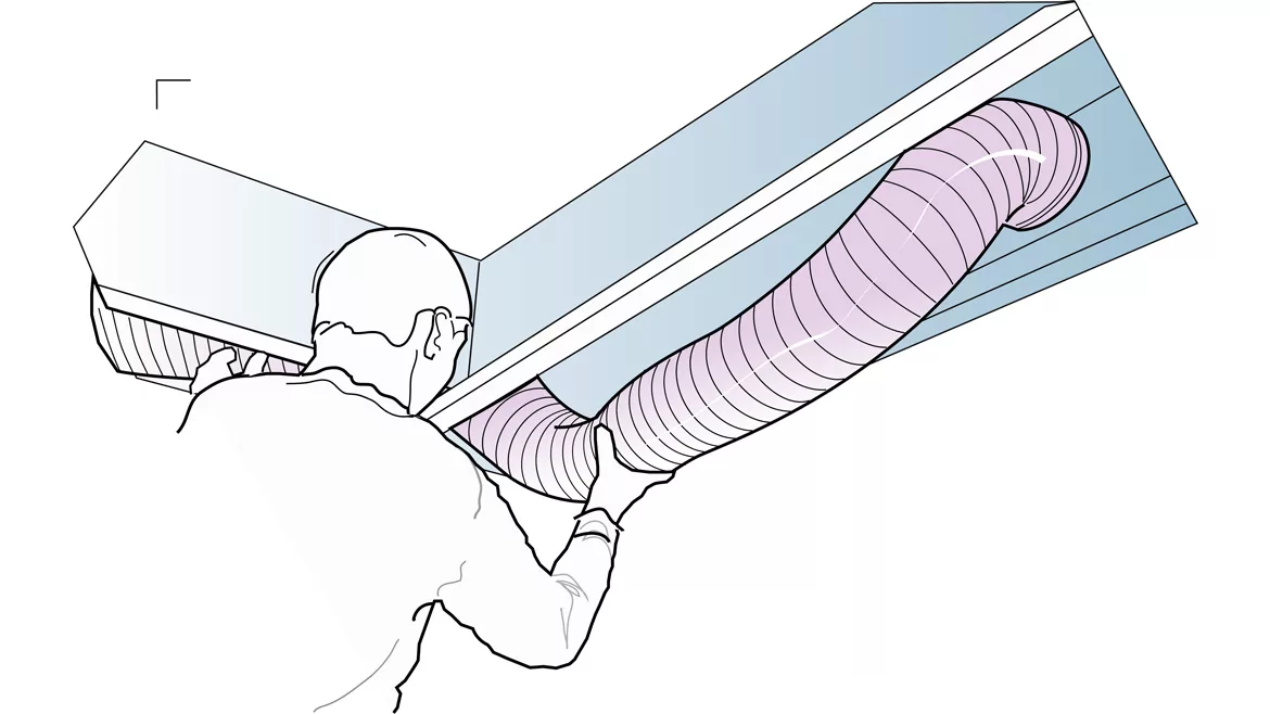 Flexible Duct Installation.