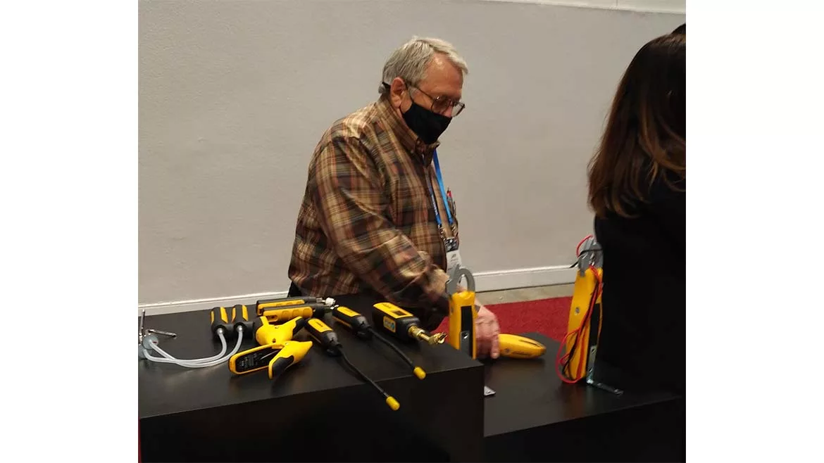 Fieldpiece at AHR Expo.