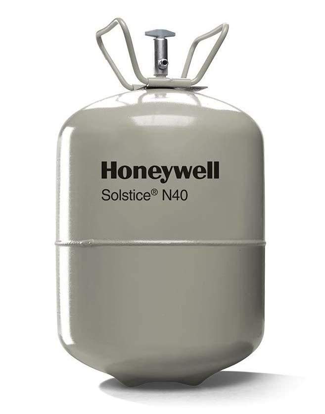 Honeywell Solstice Refrigerant Container.