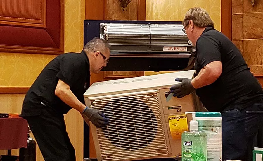 Installing an R-32 system.