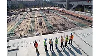 Federal Investment and Jobs Act Construction site.