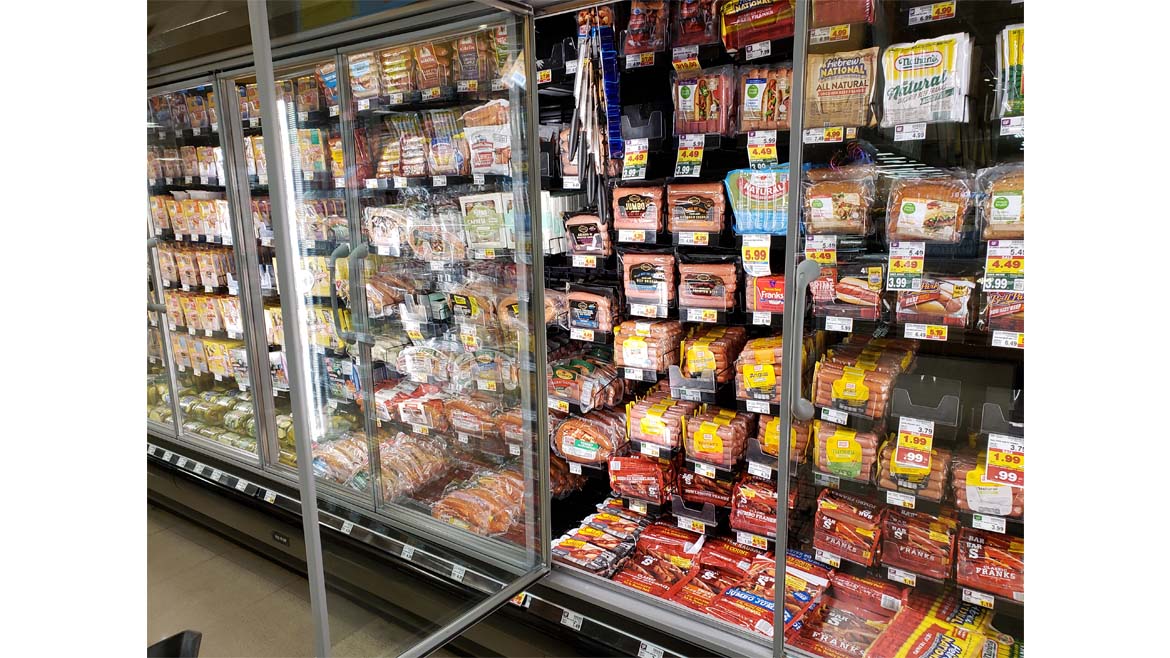 Supermarket Refrigeration Case.