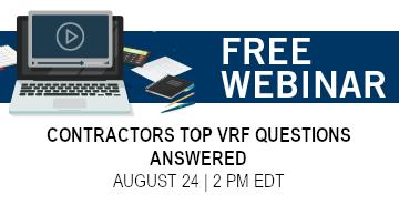 Contractors Top VRF Questions Answered - Trane Webinar - August 24, 2022 - 2:00 PM EDT