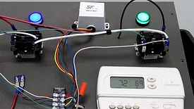Flame Furnace Simulation Board.