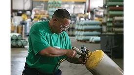 National Refrigerants Cylinder Refurbishing