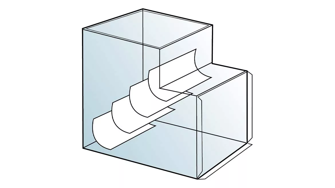 Turning Vanes Diagram