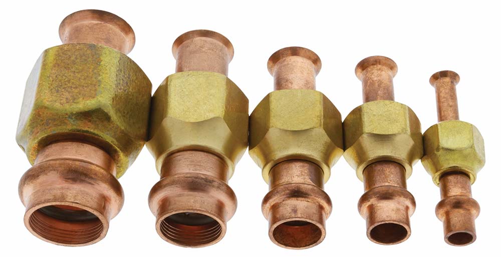 Nibco Copper Flare Adapters.