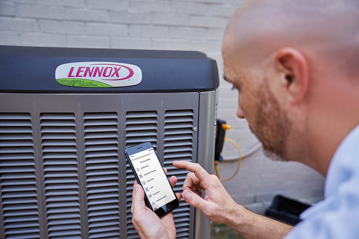 Lennox S40 Smart Thermostat.