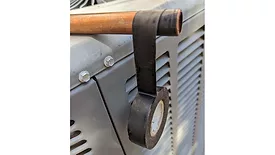 Electrical Tape on Tube End