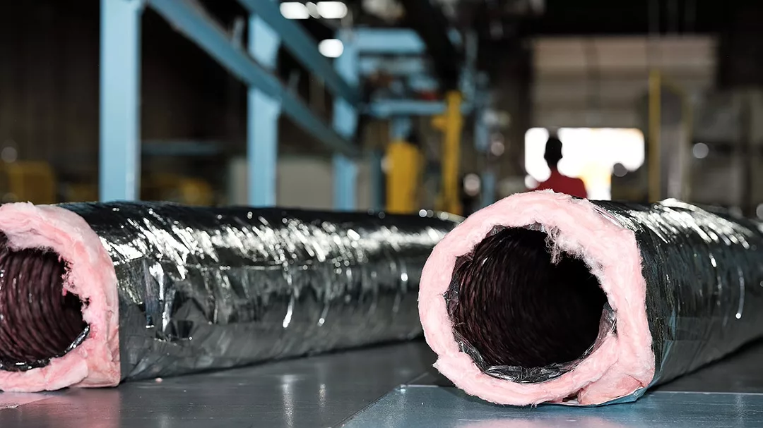 Assembled Flex Duct