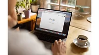 Google Search on Laptop Google Search on Laptop