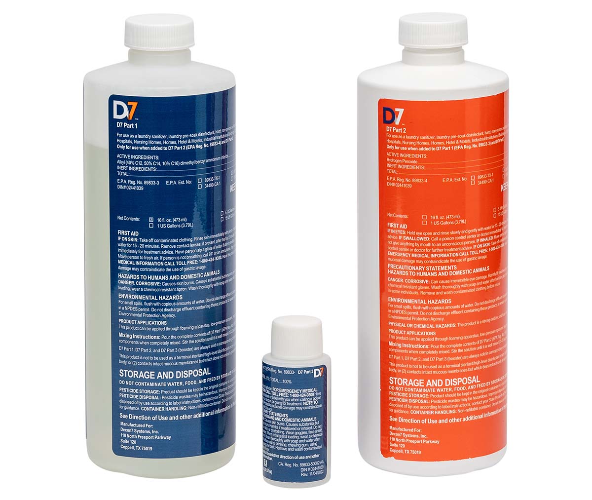 D7 Disinfectant and Deodorizer.