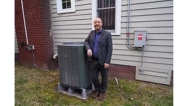 Kevin Kircher with Heat Pump