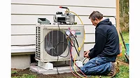 Fujitsu Condensing Unit and Technician