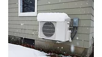 Heat Pump in Snow Heat Pump in Snow