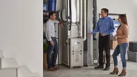 Carrier Dealer with Couple Carrier Dealer with Couple