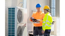Contractors talking