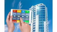 Tablet with Building Tablet with Building