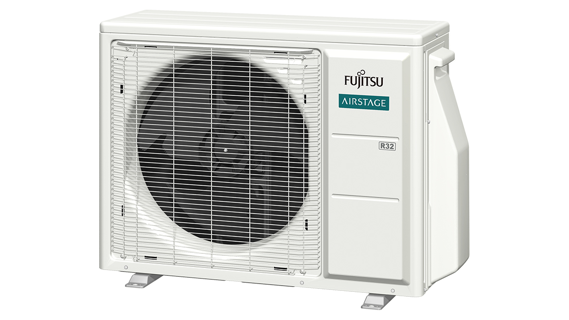 Fujitsu Airstage Centauri heat pump outdoor unit