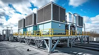 Industrial Chiller Green HVAC
