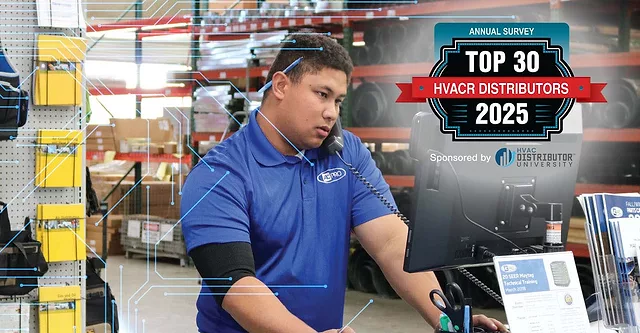 Top 30 HVACR Distributors of 2025