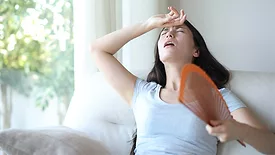 Women Experiencing Summer Heat