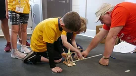 student and mentor at Ridgid