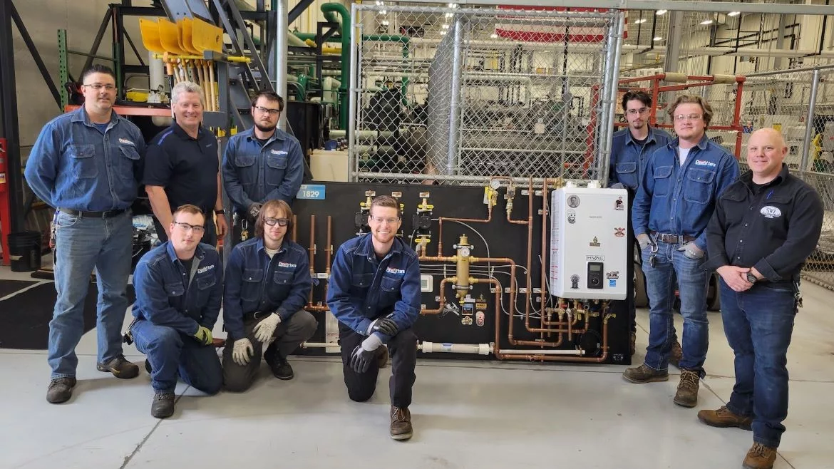 Crew at Chicago Pipefitters Training Center