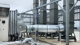 University Ductwork Rooftop