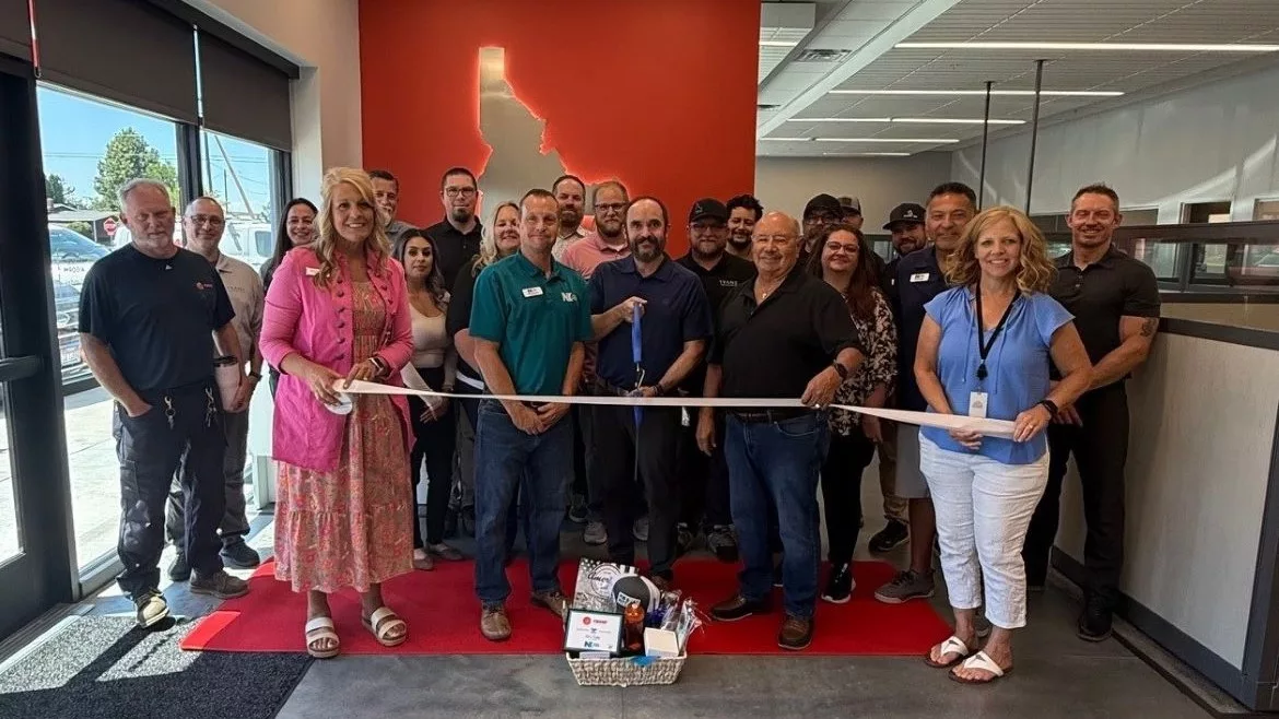 ribbon-cutting at new Trane facility