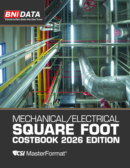 BNI Mechanical/Electrical Square Foot Costbook, 2026 Edition