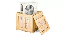 HVAC equipment delivered